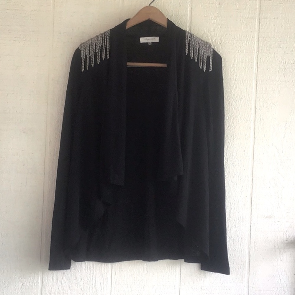 Sugarlips chains draped cardigan